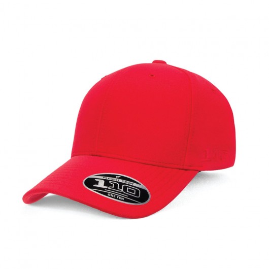 Red Flexfit Cotton Twill Snapback Caps
